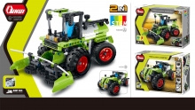 QIHUI 6806 TECH BRICKS 2 IN 1 COMBINE HARVESTER & PICK UP TRUCK 336PCS