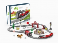 TRACK AU1888 DIY TRACK ENGINEERING TRAIN ( 72PCS )