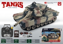 ZUOYITANK ZY021-816 1:18 R C TANK USA M1A2