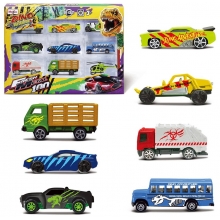 MAISTO 11461 FRESH METAL 100 DINO ADVENTURES 9 PACK