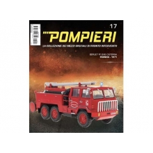 MAGAZINE FIRESP17 1:43 1971 BERLIET FF 6X6 * SERVICE DEPARTEMENTAL * , RED