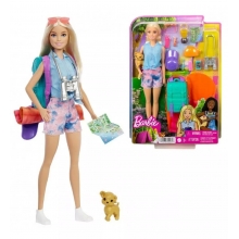MATTEL HDF73 BARBIE FAMILY CAMPING MALIBU DOLL
