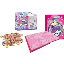 DISNEY 516579 SET DIARIO DE VIDA Y MOSTACILLAS 25X20 CM MOVIE MY LITTLE PONY HASBRO