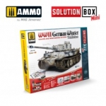 AMMO MIG JIMENEZ AMIG7901 SOLUTION BOX MINI HOW TO PAINT WWII GERMAN WINTER VEHICLES