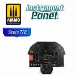 AMMO MIG JIMENEZ AMIG8289 NORTH AMERICAN P 51D MUSTANG INSTRUMENT PANEL ½ SCALE