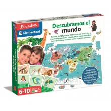 CLEMENTONI 55446 JUEGO DE MESA DESCUBRAMOS EL MUNDO