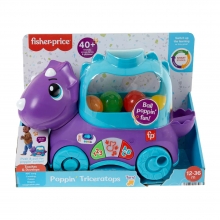 MATTEL HNR49 FISHER PRICE POPPIN TRICERATOPS LATAM