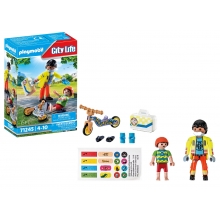 PLAYMOBIL PM71245 PARAMEDICO CON PACIENTE