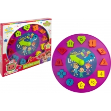 INTK CO445003 COCOMELON LEARNING CLOCK PK24