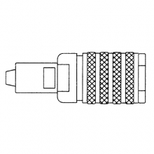 HARDER & STEENBECK 102074 QUICK COUPLING ND 7.2MMSCREW SOCKET FOR HOSE 9X16MM