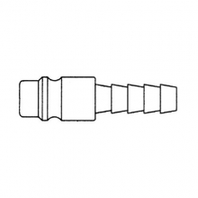 HARDER & STEENBECK 102184 PLUG IN NIPPLE ND 7.2MMHOSE NIPPLE FOR HOSE 6MM