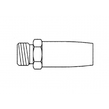 HARDER & STEENBECK 102234 BLOW OUT NOZZLE ADJUSTABLEG 1/4 MALE THREAD