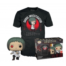 FUNKO 64941 TOKIO GHOUL TORU MUTSUKI + TEE GAMESTOP TALLA M