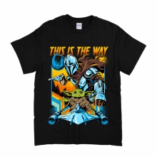 AGUANTE STAR WARS MANDALORIAN NEGRO TALLA L 8