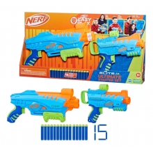 HASBRO F6369 NERF LANZADOR ELITE JUNIOR KIT DE INICIO