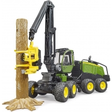 BRUDER 02135 JOHN DEERE 1270G HARVESTER WITH 1 TRUNK