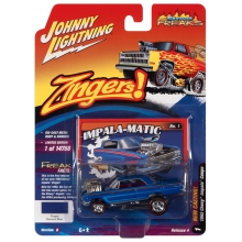 JOHNNY JLSP207B 1:64 1962 CHEVROLET IMPALA COUPE ( ZINGER ) DEEP BLUE GLOSS