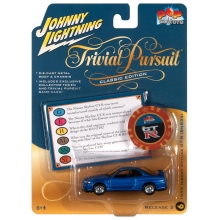JOHNNY JLSP262 1:64 TRIVIAL PURSUIT NISSAN SKYLINE GT R W POKER CHIP BLUE