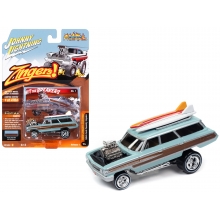 JOHNNY JLSP293B 1:64 1964 FORD COUNTRY SQUIRE ( ZINGERS ) LIGHT BLUE
