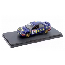 MAGAZINE RALSU1995 1:43 1995 SUBARU IMPREZA 4 MCRAE & RINGER, BLUE YELLOW