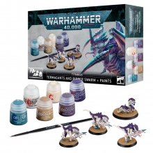 WARHAMMER 52170106001 40000 TYRANIDS TERMAGANST AND RIPPER SWARM + PAINT SET