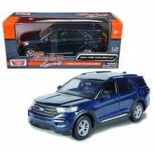 MOTORMAX 79378 1:24 2022 FORD EXPLORER XLT BLUE OR CARBONIZED GREY