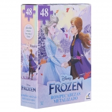 IMEX JCA-3094 DISNEY FROZEN PUZZLE METALIZADO 48 PIEZAS