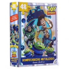 IMEX JCA-3142 DISNEY PIXAR TOY STORY PUZZLE METALIZADO 48 PIEZAS