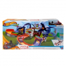 MATTEL HVH37 HOT WHEELS RACERVERSE PISTA DE JUGUETE LANZAMIENTO DE SPIDERMAN