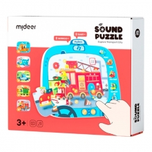 MIDEER MD3309 LEVEL UP SOUND PUZZLE EXPLORE TRANSPORT CITY