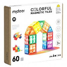 MIDEER CT1210 COLORFUL MAGNETIC TILES 60 PIEZAS