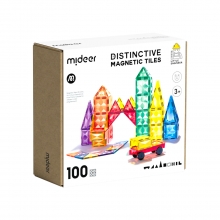 MIDEER CT1223 COLORFUL MAGNETIC TILES 100 PIEZAS