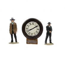 CARTRIX 21 1:43 BTTF DOC, MARTY & CLOCK 3PCS SET 1:43