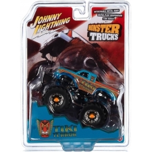 JOHNNY JLSP309 1:64 JOHNNYLIGHTNING MONSTER TRUCK TIKI TERROR BLACK TIRE ED