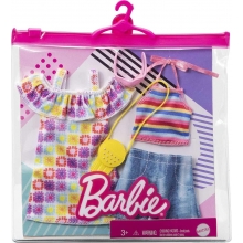 MATTEL GWF04 BARBIE FASHION ROPA 2 CONJUNTOS Y 2 ACCESORIOS