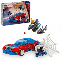 LEGO 76279 MARVEL SPIDERMAN COCHE DE CARRERAS DE SPIDERMAN Y DUENDE VERDE VENOMIZADO