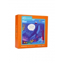 LAPUZZLERA C3FCHBA005 PUZZLE BALLENA AZUL 49 PIEZAS