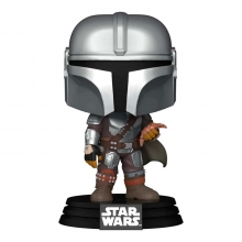 FUNKO 68654 POP STAR WARS BOOK OF BOBA FETT MANDO WITH POUCH