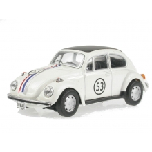 CARARAMA 11840 1:43 VOLKSWAGEN BEETLE 53 HERBIE, WHITE