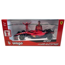 BURAGO 26809 1:24 SFR FERRARI LECLERC SF23 CON PILOTO INCLUIDO F1