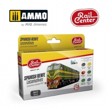 AMMO MIG JIMENEZ AMMOR1000 AMMO RAIL CENTER LOCOMOTORAS ESPAÑOLAS RENFE EPOCA IV