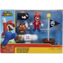 JAKKS NT401994 NINTENDO SUPER MARIO CLOUD DIORAMA SET