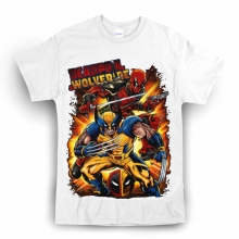 AGUANTE MARVEL DEADPOOL WOLVERINE BLANCA TALLA M