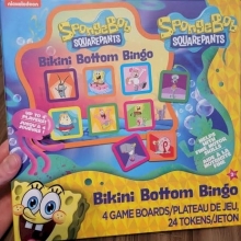 FCD SB2160CT SPONGE BOB BIKINI BOTTOM BINGO