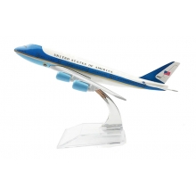 AIRPLANE BOEING 747 USA AIRPLANE MODEL 16CM