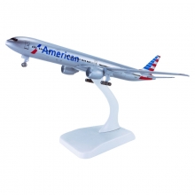 AIRPLANE BOEING 777 AMERICAN AIRLINES MODEL 1:400 16CM