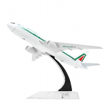 AIRPLANE BOEING 777 ALITALIA AIRPLANE MODEL 16CM