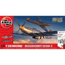 AIRFIX 50193 1:72 P 51D MUSTANG VS BF109F 4 DOGFIGHT DOUBLE