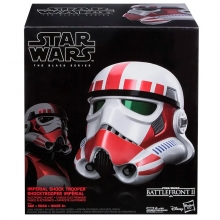 HASBRO E2817 STAR WARS BLACK SERIES IMPERIAL SHOCK TROOPER PREMIUM ELECTRONIC HELMET