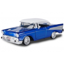 MOTORMAX 79030 GET LOW 1:24 1957 CHEVY BEL AIR COUPE ( WITH VISOR )